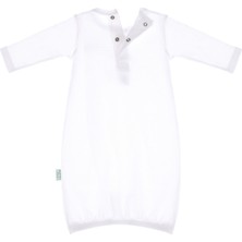 Baby Night Store %100 Pamuk Coconut Düğme Detaylı Bebek Geceliği