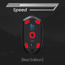 (Logi) G305 - G304 Mouse Skate (Red Edition) %100 Ptfe