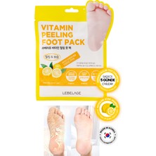 Soyulan Ayak Maskesi Vitamin Kompleksi Kore Soyucu Maske Lebelage Vitamin Peeling Foot Pack