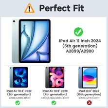 MobaxAksesuar Apple iPad Air 11INÇ M2 / Air 5 / Air 4 10.9 Kılıf Arka Kapak Kalem Bölmeli A2902 A2903 A2904