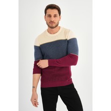 Alexandergardı Renk Bloklu Kazak (E22-5708)