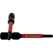 Vosco Vandor Bits Uç Matkap Ucu Tornavida Ucu Vidalama Ucu Impact T10-50 mm - 1 Adet