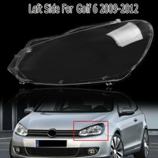 Arcane Far Gölgesi, Araba Far Kabuğu Camı Değişimi Otomatik Şeffaf Abajur Golf 6 Mk6 R 2009-2012, Şeffaf (Yurt Dışından)