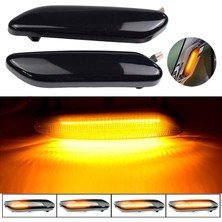 Arcane Yan Işaret Lambası, Araba Dinamik Amber LED Ön Yan Işaret Lambası Mini R60 Countryman R61 Için Dönüş Sinyal Lambası, Dumanlı (Yurt Dışından)