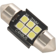 Arcane Ampuller, Son Derece Parlak 400 Lümen 3020 Yonga Seti Canbus Hatasız LED Ampuller Iç Mekan Araba Işıkları Plaka Kubbesi Harita Kapı Nezaket 31MM Festoon DE3175 6428 Xenon Beyaz, Beyaz (Yurt Dışından)