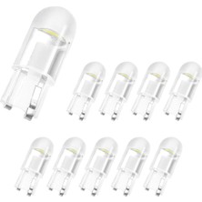 Arcane Araba Işıkları, 10 Adet Araba LED T10 W5W Cob Okuma Tavan Lambası Işaret Lambasıışıkları Plaka Ampulleri 168 194 192 Dc 12V Beyaz, Beyaz (Yurt Dışından)