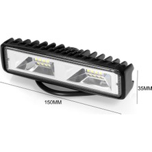 Arcane Genel Çalışma Işığı, 48W LED Işık Çalışma Lambası Sürüş Sis Offroad Suv 4WD Atv Tekne Otomobil Kamyon, Siyah (Yurt Dışından)