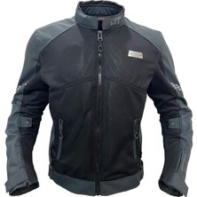 ForteGT Black Stone Mont 2XL Yazlık Suya Dayanıklı Kumaş Eklem Koruması ile Motorsiklet Aksesuarı