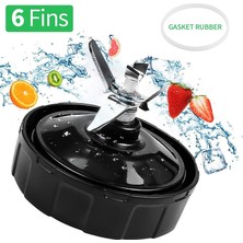 Ninja Için Aksesuarlar,16 Oz Bardak Autoauto-Iq BL660 BL663 BL663CO BL665Q BL740 Için 6 Fins Blender Bıçağı Yedek Parçaları (Yurt Dışından)