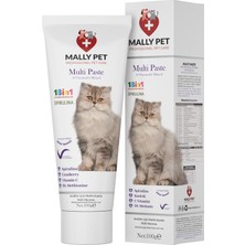 Mally Pet Professionel Pet Care Kediler Için Multivitaminli Malt Macunu Multi Paste 100 gr