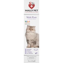 Mally Pet Professionel Pet Care Kediler Için Multivitaminli Malt Macunu Multi Paste 100 gr