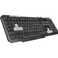 Everest Kb-700 Siyah Usb Arabic-Us Layout Arapça Multimedia Klavye