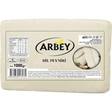 Arbey Inek Dil Peyniri 1 kg Net Az Tuzlu