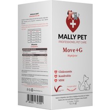 Mally Pet Professionel Pet Care Kedi ve Köpekler Için Kas Sistemi Destekleyici Glukozamin Tablet Move+G