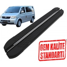 T5 Transporter Uzun Şase 2003 2015 Yılları Arası Araca Özel Nevada Siyah Yan Basamak