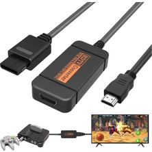 Blueleskyy N64 64/snes/ngc/sfc Gamecube Için HDMI Uyumlu Dönüştürücü Adaptör (Yurt Dışından)