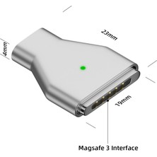 Blueleskyy MacBook Air 2022 (M2) Için 140 W USB C - Manyetik 3 Şarj Adaptörü (Yurt Dışından)