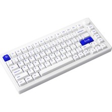 Akko Mod 007B Pc Blue On White Rgb Kablosuz Hotswap Mekanik Gaming Klavye