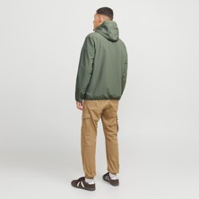 Jack & Jones Erkek Logo Detayli Kapüsonlu Ceket - Theo