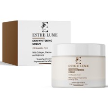 E Esthe Lume Cilt Beyazlatıcı Aydınlatıcı Glutatyonlu Leke Karşıtı Krem Kolajen, Niacinamide & Kojik Asitli 50 ml
