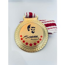 Lider Baskı 1 Adet Atatürk Madalyası - Dijital Baskılı  Madalya