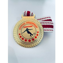 Lider Baskı 3 Adet Futbol Turnuvası Şampiyonu Madalyası - Dijital Baskılı  Madalya