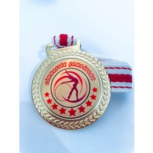 Lider Baskı 1 Adet Cimnastik Şampiyonu Madalyası - Dijital Baskılı  Madalya