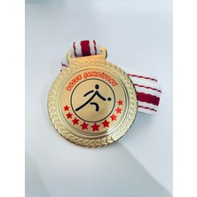 Lider Baskı 1 Adet Bocce Şampiyonu Madalyası - Dijital Baskılı  Madalya