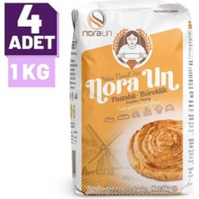 Nora Un Pastalık Böreklik Un 1 kg 4 Adet