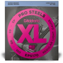 D'Addario Daddario EPS170 Regular Light Long Scale Set Bas Gitar Teli