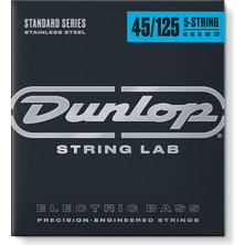 Jim Dunlop DBS45125 Stainless Steel Medium  5 Tlli Bas Gitar Teli