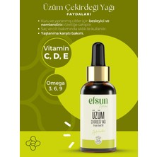 Üzüm Çekirdeği Yağı %100 Saf ve Doğal Soğuk Sıkım 30 ml