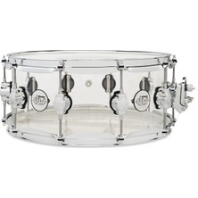 Dw Drums Design Series Acrylic 6 x 14" Trampet (Clear)