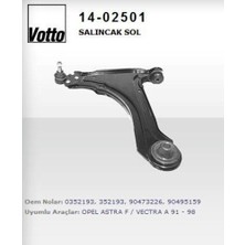 Votto 14-02501 Salıncak Sol Astra F 1998-2002-VECTRA A 1988-1994 352193