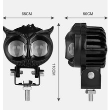 Naz NAZ-60W LED Baykuş Aydınlatma Offrad ve Motosiklet-1 Parça