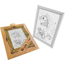 Akademi Çocuk Funny Mat -Washable Art - Kedi