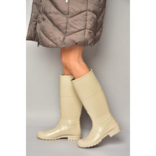 Fox Shoes T858704009 Bej Yağmur Çizmesi