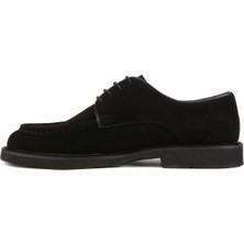 Shoetyle - Siyah Süet Deri Bağcıklı Erkek Günlük Ayakkabı 250-1617