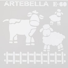 Artebella A-16 Stencil 20X20 cm