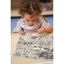 Akademi Çocuk Funny Mat -Washable Art - Tatli Evim