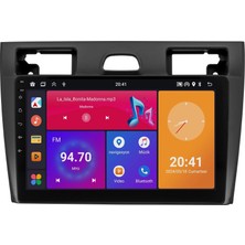 For-x FİESTA-2006-2011 Siyah-9''hd Ekran-android-2gb Ram 32GB-KABLOSUZ Carplay-Wifi-Bt-Fm-Mp3-Mp4 Multimedya-Hd Kamera-Teknikdestekli