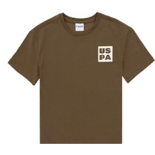 U.S. Polo Assn. Erkek Çocuk Haki Oversize Bisiklet Yaka Tişört 50295447-VR027