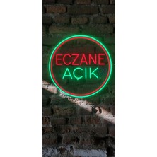 Onsan Açık Eczane Yazısı Neon LED Aydınlatma