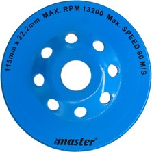 Master 504905 Turbo Elmas Yüzey Temizleme 115 mm