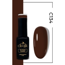 Cr-Oje Kalıcı Oje C134- Acı Kahverengi (12 Ml.)