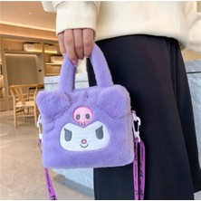 Furya Tedarik Cinnamoroll Kuromi My Melody Y2K Sanrio Peluş El Omuz Askılı Ayarlı Çanta Hediye