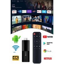 Android Tv Box Tv Stick Android 13 4 Ram 64 Bellek Medya Oynatıcı Smart Tv Wifi Li