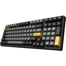 Akko 3098B Plus Black – Gold Rgb Kablosuz Hotswap Mekanik Gaming Klavye