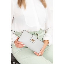 Newish Polo Kadın Okyanus Mavi Soft Doku Kartlık ve Cüzdan newpolo049