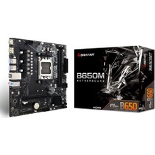 Biostar B650MT Ddr5 6000MHZ S+V+Gl Am5 Micro Atx Anakart